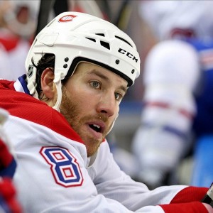 Former-Montreal Canadiens forward Brandon Prust