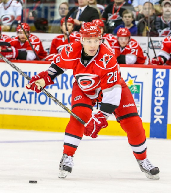 (Photo by Andy Martin Jr) We all know Alex Semin has the ability to score a lot of goals, but we also know he scored a grand total of six last season. Can he rebound to net more than 20 this season? I like his chances.