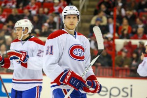 Montreal Canadiens forward Lars Eller(Photo: Andy Martin Jr)