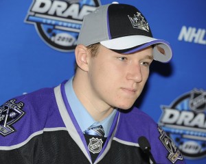 Tyler Toffoli was drafted by the Kings in the 2nd round of the 2010 NHL Entry Draft. (OHL Images)