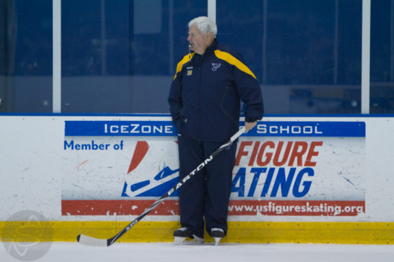 Ken Hitchcock has shuffled the lines throughout the season, but not to a large extent (TSN Photography)
