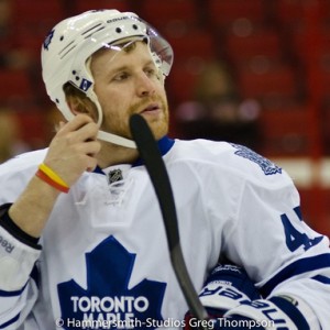 Leo Komarov, tied for second in Leafs scoring so far.