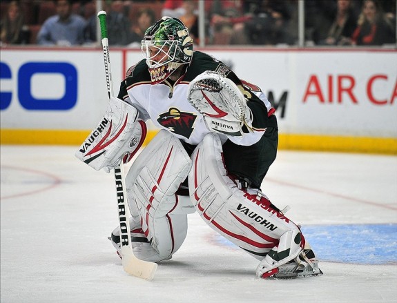 Minnesota Wild goalie Niklas Backstrom