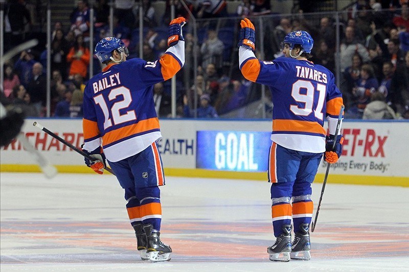 Josh Bailey and John Tavares