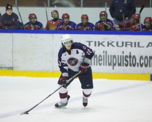 Team USA assistant captain Garret Hepperly. (Photo Courtesy of Maureen Lingle)