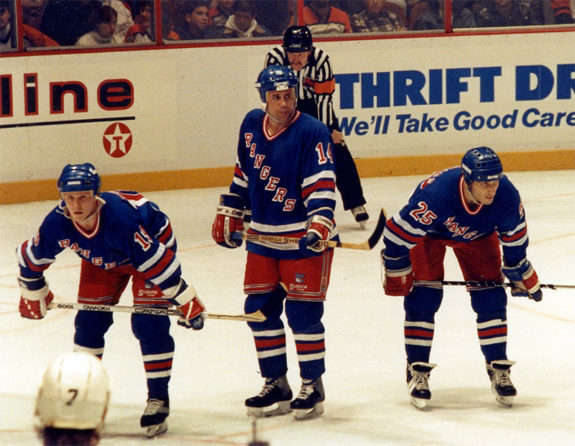 Mullen, Hardy, and Ogrodnick in 1991 (Joe Schilp, Jr./Flickr)