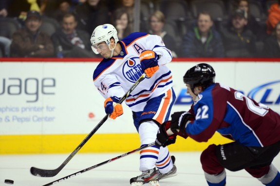 Jordan Eberle has a lot of experience on international ice. (Ron Chenoy-USA TODAY Sports)