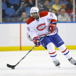 Ex-Montreal Canadiens defenseman P.K. Subban