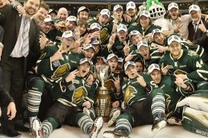 The London Knights won the OHL Robertson Cup in 2012 and 2013 (Terry Wilson/OHL Images)
