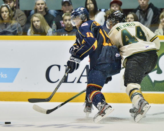 Dakota Mermis in the OHL Finals (Terry Wilson/OHL Images)