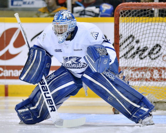 Spencer Martin will likely be targeted in the earlier stages of the 2013 NHL Entry Draft. (Terry Wilson/OHL Images)