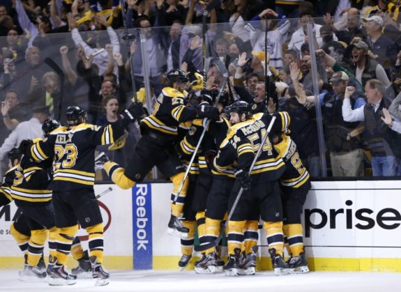 Bruins celebrate