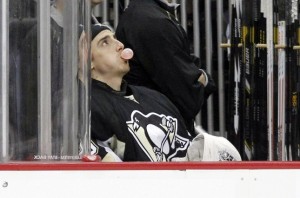 A playoff year spent on the bench hurt Fleury immensely. (Charles LeClaire-USA TODAY Sports)