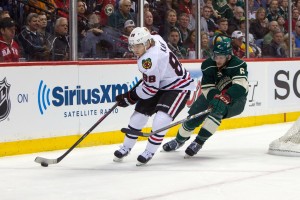The Minnesota Wild will face a tough challenge Tuesday night as they go up against Patrick Kane and the Blackhawks. (Brace Hemmelgarn-USA TODAY Sports)