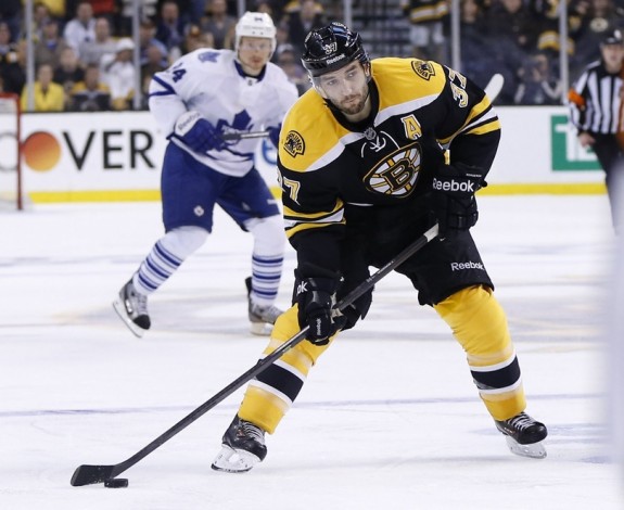 Patrice Bergeron (Greg M. Cooper-USA TODAY Sports)