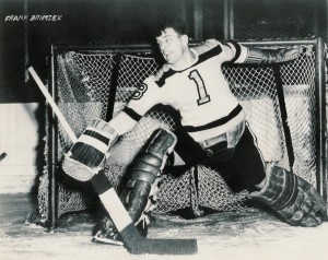 Hockey Hall of Famer and Boston Bruins Frank Brimsek.