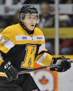 Could Ryan Kujawinski be a second-round option for the Boston Bruins at the 2013 NHL Draft (Terry Wilson/OHL Images)