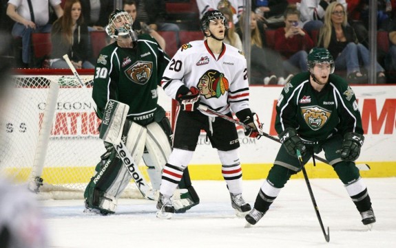 Austin Lotz came on this year for the Everett Silvertips (photo WHL.ca)