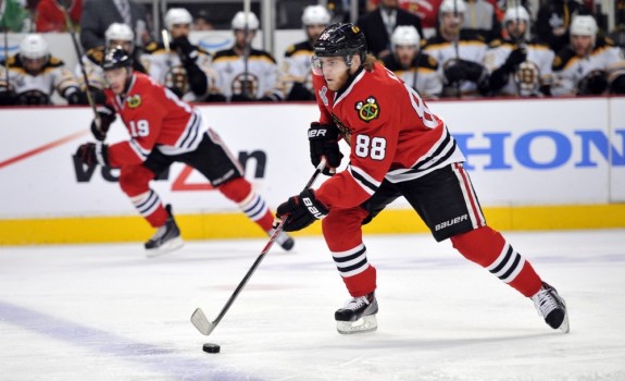 As Kane and Toews continue to produce, expect Chicago's draft numbers to improve (Rob Grabowski-USA TODAY Sports)