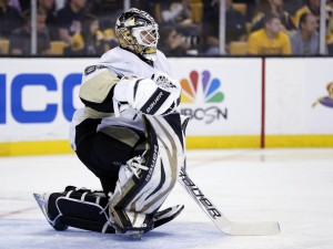 Tomas Vokoun will be out indefinitely, leaving the Penguins roster in a bind (Greg M. Cooper-USA TODAY Sports)