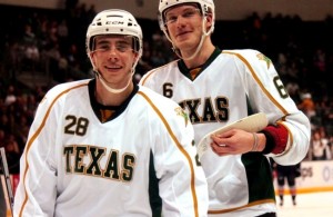 Smith and Jamie Oleksiak (Ross Bonander / THW)