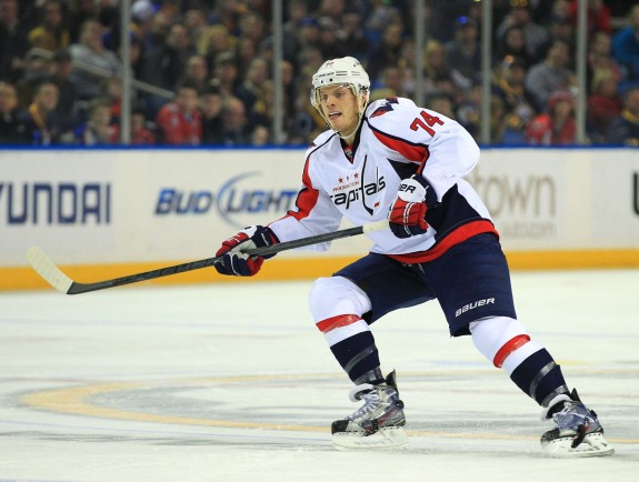 Defenseman John Carlson is enjoying a career year under new head coach Barry Trotz (Kevin Hoffman-USA TODAY Sports)