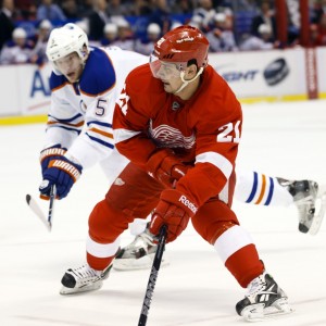 Tomas Tatar of the Detroit Red Wings