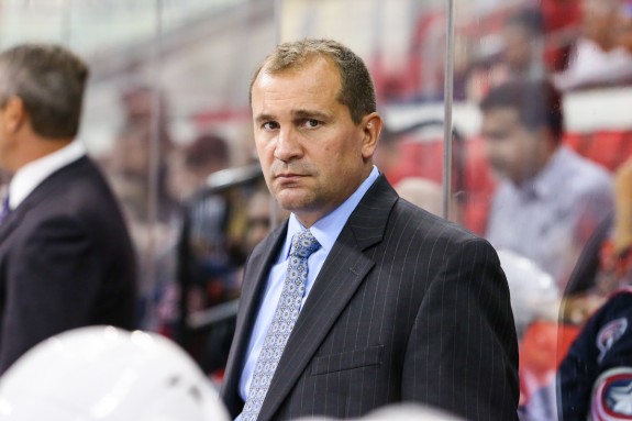 Columbus Blue Jackets head coach Todd Richards   Photo Credit: Andy Martin Jr