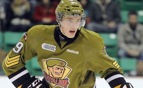 Blake Clarke is the Battalion's most impressive young player (OHL Images)