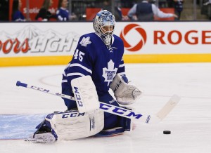 Jonathan Bernier had owned the net before going down with a lower-body injury last season.(John E. Sokolowski-USA TODAY Sports)