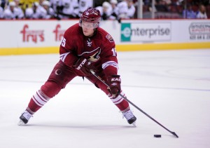 Max Domi is eager to crack the Coyotes roster this year. (Matt Kartozian-USA TODAY Sports)