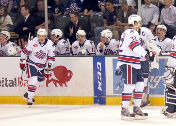 Rochester Americans bench