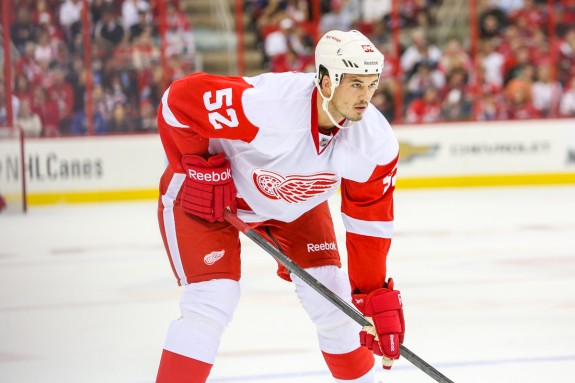 Detroit Red Wings Jonathan Ericsson  - Photo By Andy Martin Jr