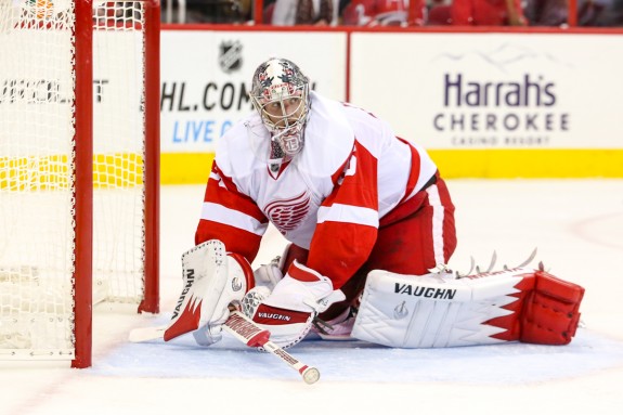 Jimmy Howard of the Detroit Red Wings