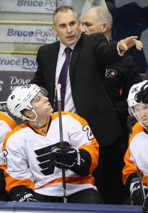 Craig Berube has been given the unenviable task of fixing the Flyers. (Tom Szczerbowski-USA TODAY Sports)