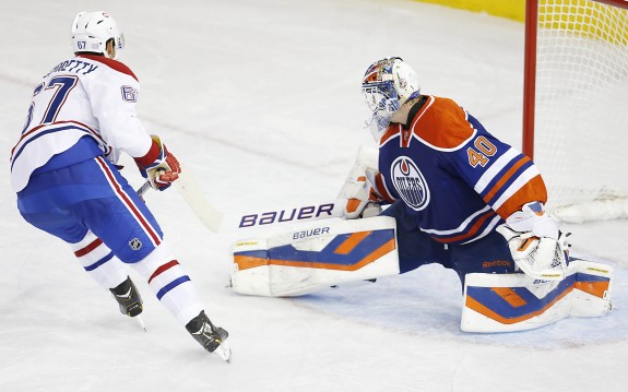 Max Pacioretty vs Edmonton in 2013. (Perry Nelson-USA TODAY Sports)