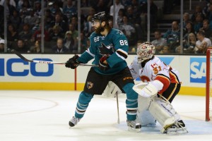 Two teams are between the Flames and Sharks in the standings, but only four points separate them. (Kyle Terada-USA TODAY Sports)