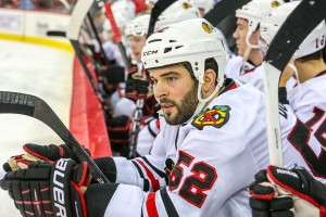 Chicago Blackhawks left wing Brandon Bollig - Photo Credit:   Andy Martin Jr