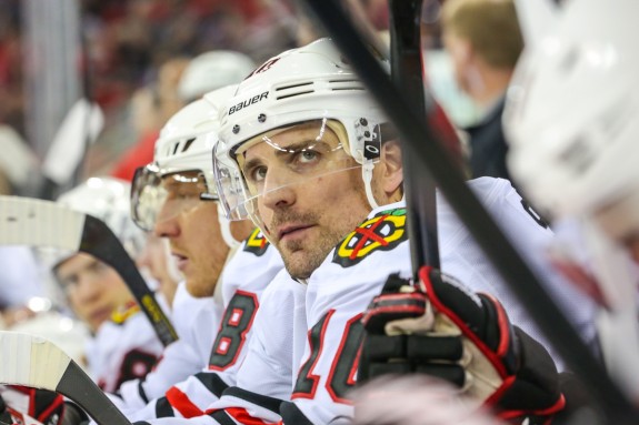 Chicago Blackhawks center Patrick Sharp - Photo Credit: Andy Martin Jr