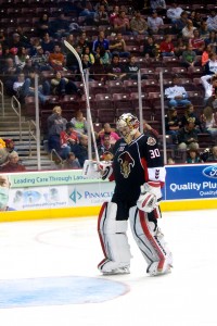 Binghamton Senators goaltender Andrew Hammond. (Annie Erling Gofus/The Hockey Writers)