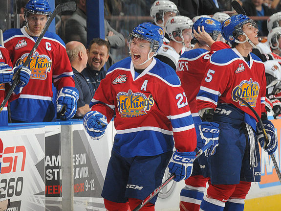 Don't look now but Curtis Lazar could trade his Oil Kings jersey for a Sens jersey this year. (photo whl.ca)