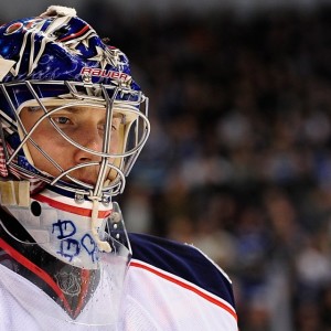 Blue Jackets goalie Sergei Bobrovsky