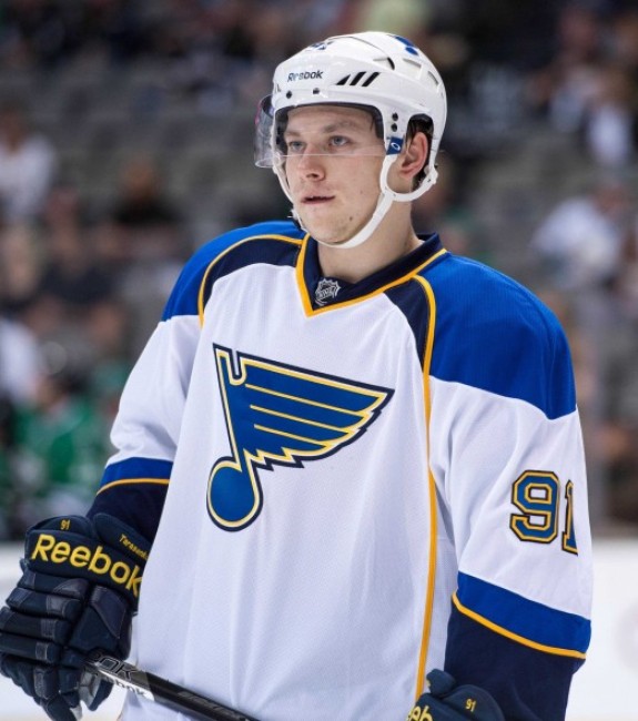 Tarasenko is the lone Blues Russian player (Jerome Miron-USA TODAY Sports)