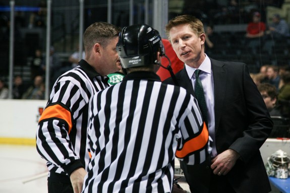 UND head coach Dave Hakstol, UND Athletics/Kory Wallen