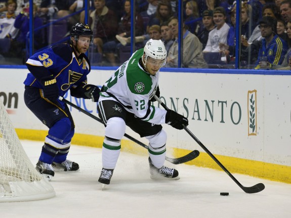 Last season, the Blues were 2-2-1 against Dallas (Scott Rovak-USA TODAY Sports)