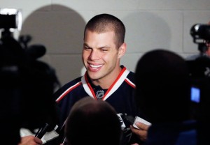 Nathan Horton is making an impact on the Blue Jackets. (Fred Squillante/Columbus Dispatch)