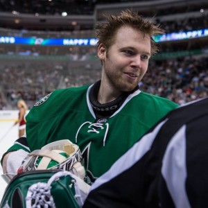 Kari Lehtonen's play has been key to the Stars' early-season success. (Jerome Miron-USA TODAY Sports)