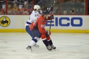 Capitals UFA signing Taylor Chorney will compete for third-pairing minutes with Nate Schmidt  (Tom Turk/The Hockey Writers)