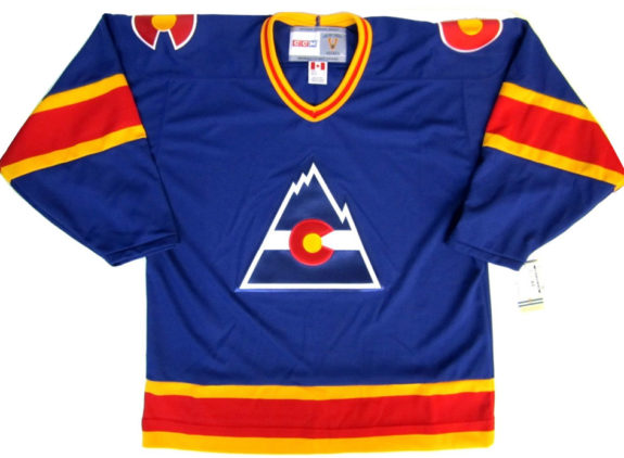 old colorado rockies hockey jersey