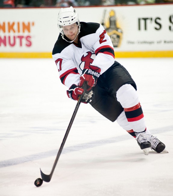 Mike Sislo of the Albany Devils